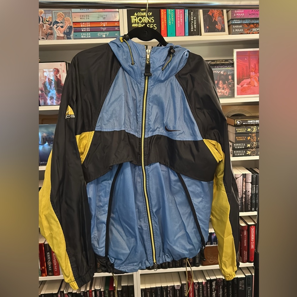 Vintage Nike ACG Blue and Yellow Jacket